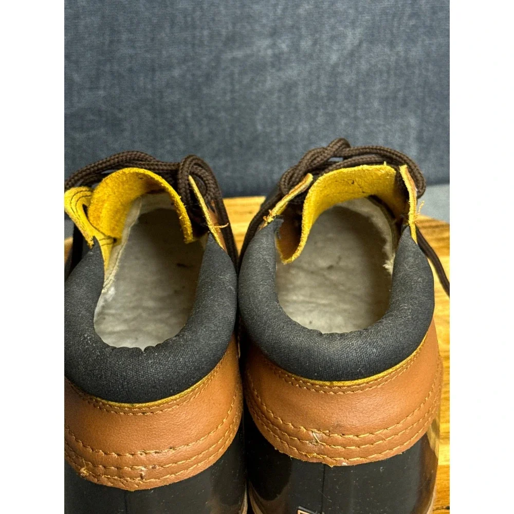 Igloo Thermo-Vie Insulated Duck Shoes Mens Size 12 Brown Black Waterproof